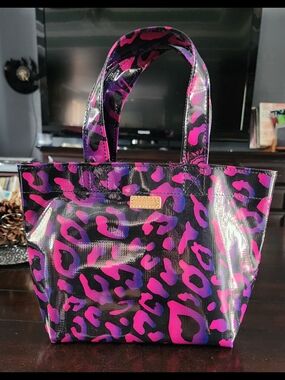 Consuela Pink & Purple Leopard Mini Tote
